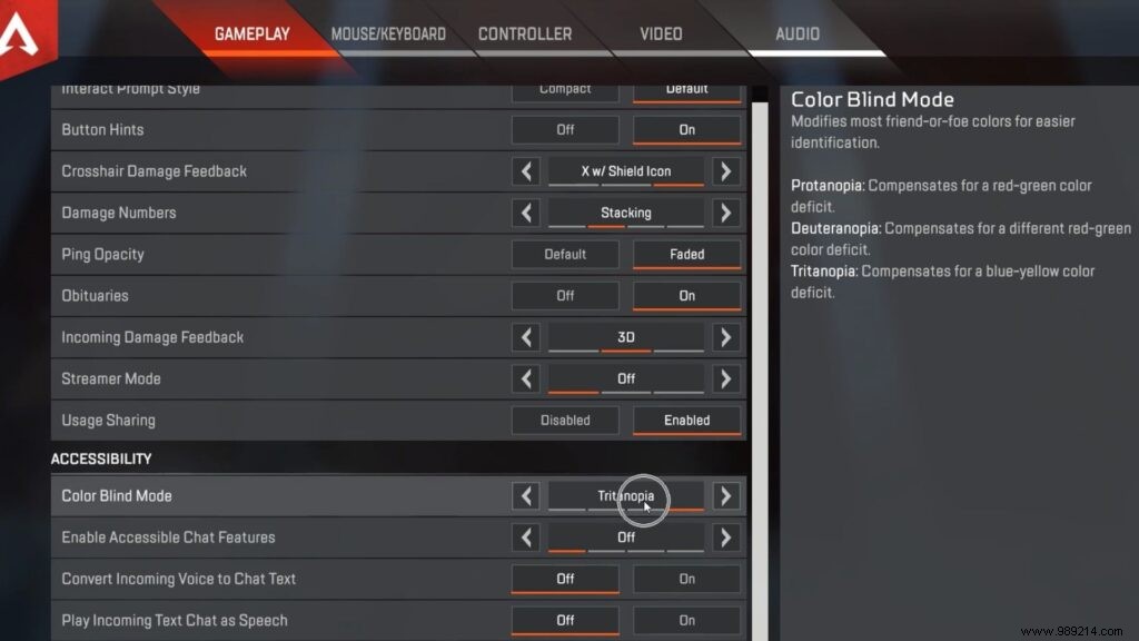 Pro Streamer NICKMERCS Shares Apex Legends Tritanopia Setting for Sharper Aim