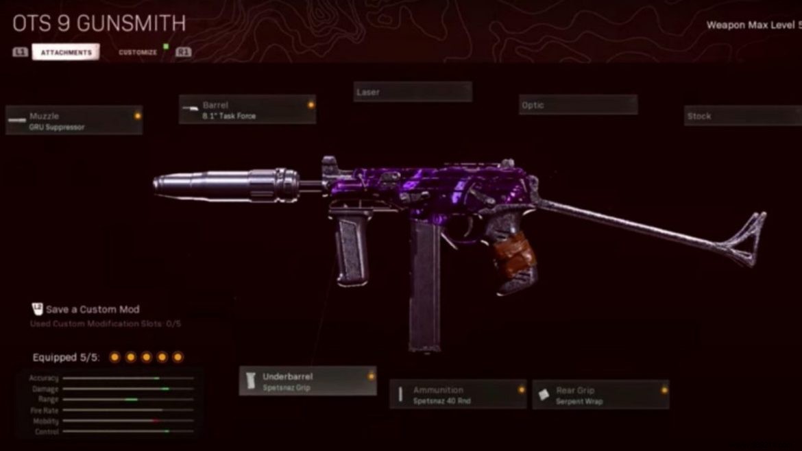 Best OTS 9 Loadout for Call of Duty: Warzone Season 4 – Pro Attachments and Tips