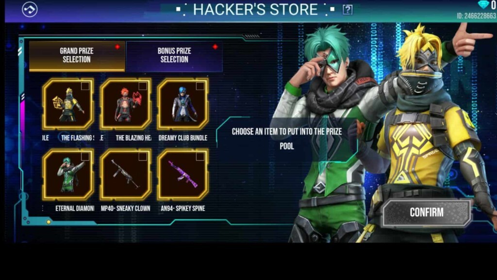 Garena Free Fire Hacker Shop  Jack of 4 Trades : Secure Exclusive Bundles, Weapons, and Rewards