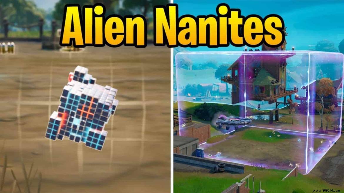 How to Craft and Upgrade Weapons with Alien Nanites in Fortnite Chapter 2 Season 7