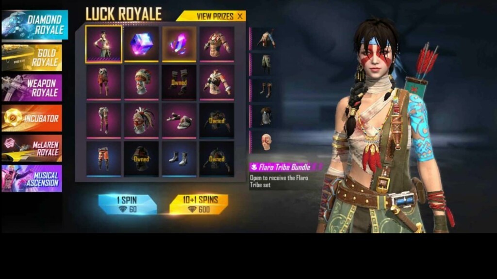 How to Unlock the Flaro Tribe Bundle in Free Fire Diamond Royale: Full Guide