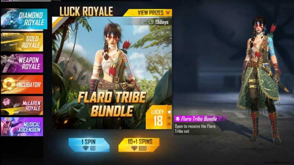 How to Unlock the Flaro Tribe Bundle in Free Fire Diamond Royale: Full Guide
