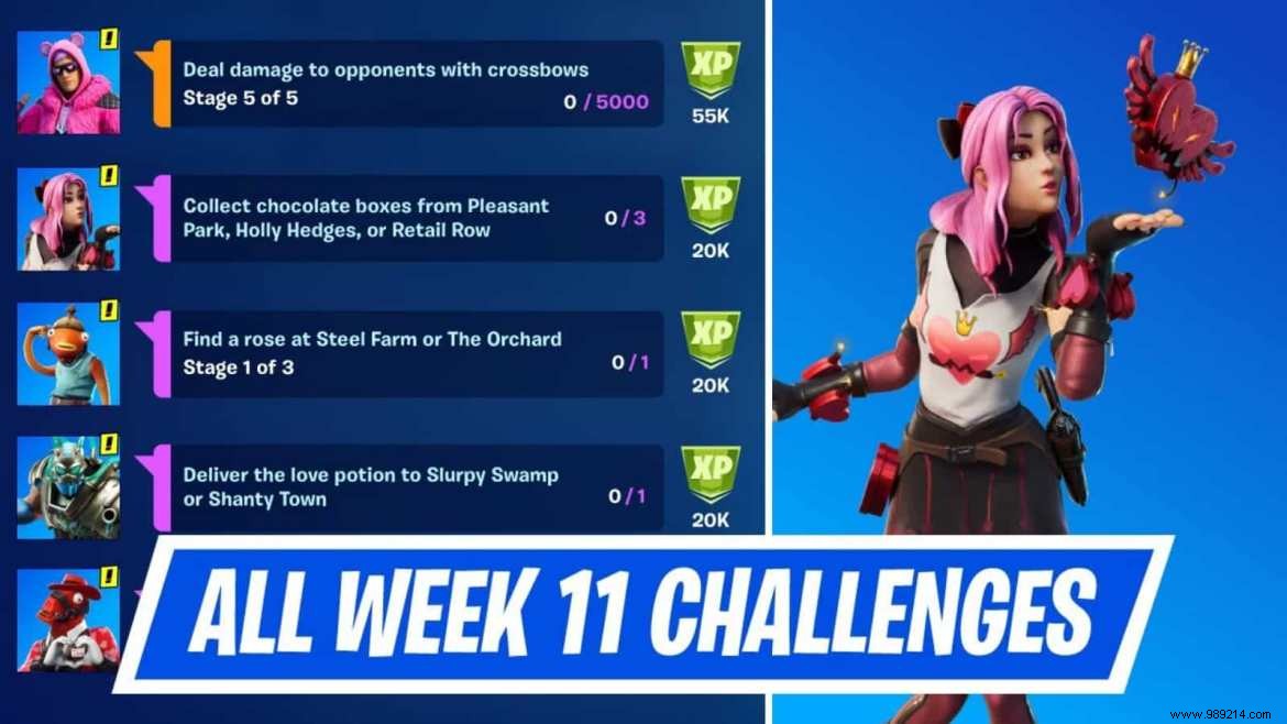 Fortnite Chapter 2 Season 7 Week 11 Challenges: Epic and Legendary Quests Guide