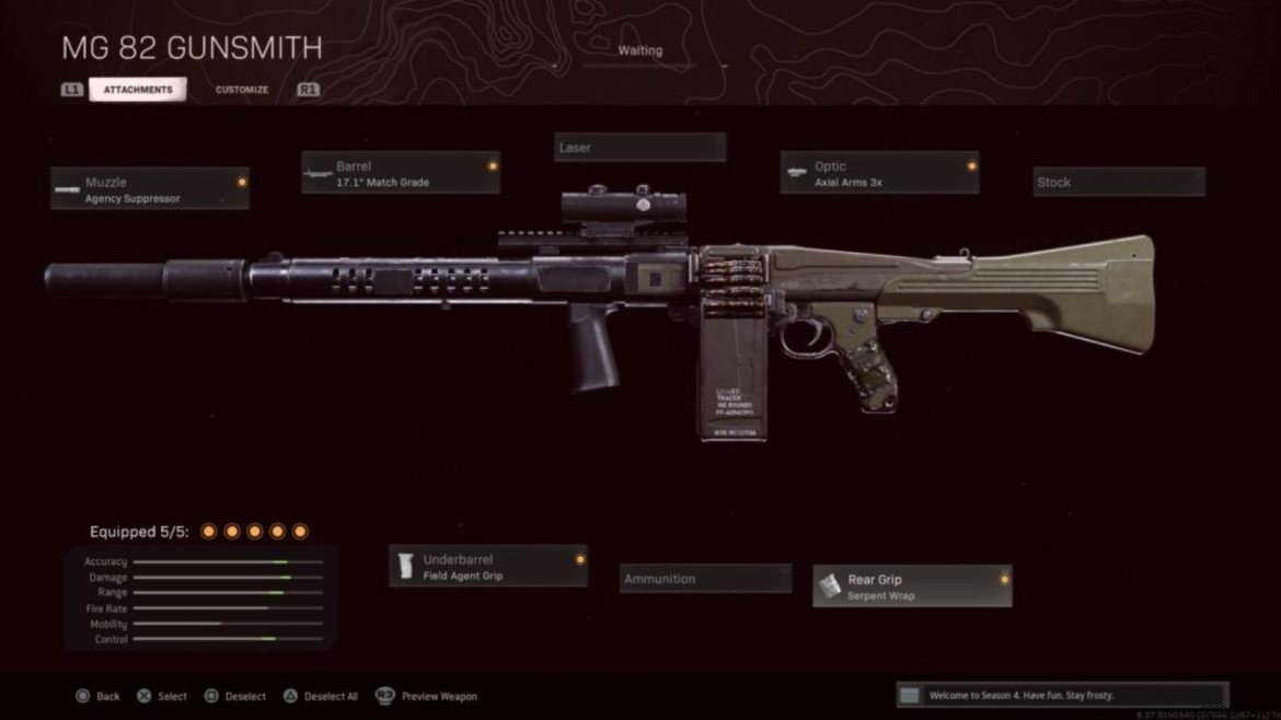 Ultimate MG82 Loadout for Call of Duty: Warzone Season 4 – Expert Attachments Guide