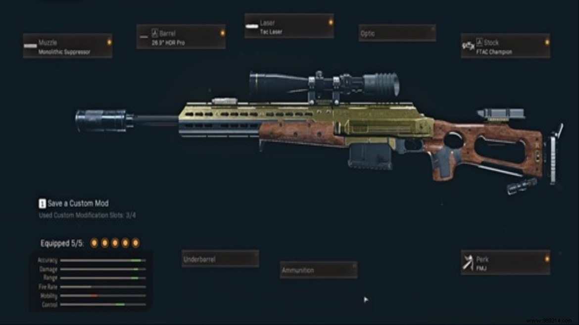 Call of Duty Warzone: Ultimate Season 4 HDR Sniper Loadout for Long-Range Dominance
