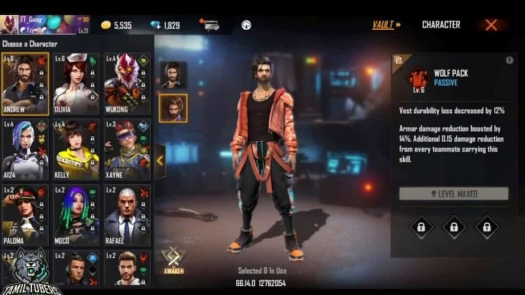 Elite Andrew vs. Elite Moco vs. Thiva: Best Free Fire Character for September 2021