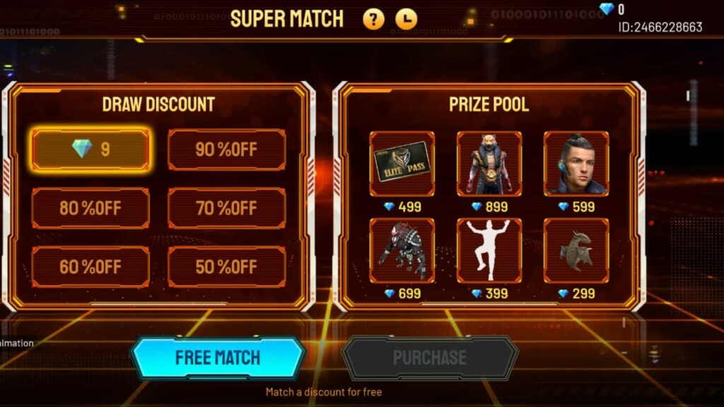 Garena Free Fire Super Match Event: Score Elite Pass, Bundles, Pets & More for Just 9 Diamonds