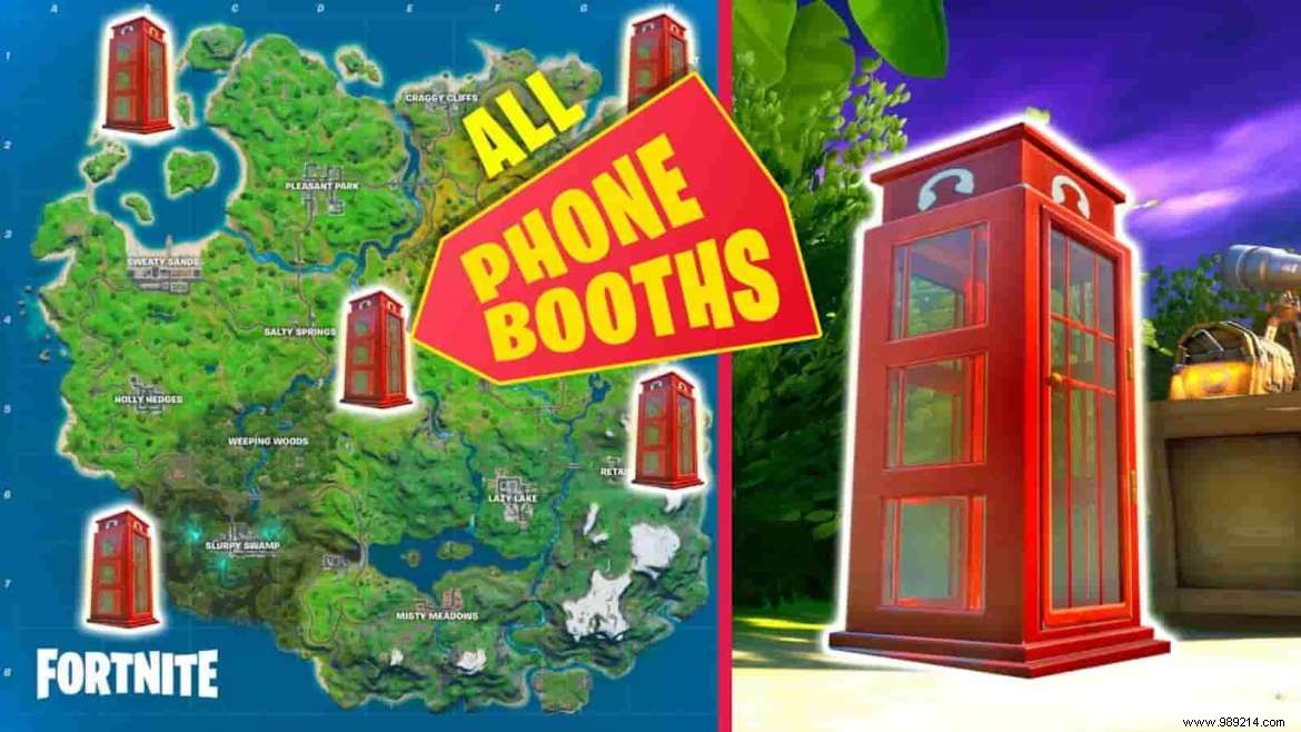 Fortnite Season 7: All Phone Booth Locations for Superman Skin Challenges