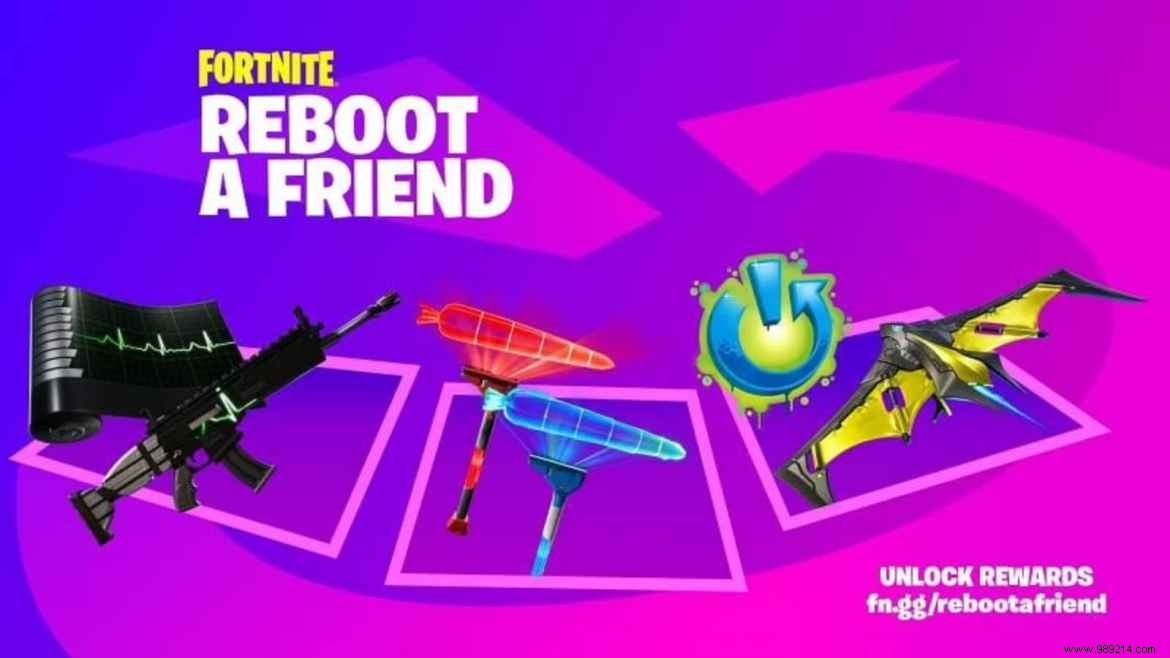Fortnite Refer-a-Friend Program in Chapter 3 Season 8: How to Join and Unlock Free Rewards