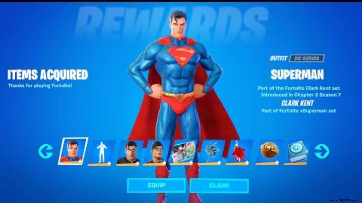 Fortnite Superman Skin in Chapter 2 Season 7: Release Date, Price, and Unlock Details