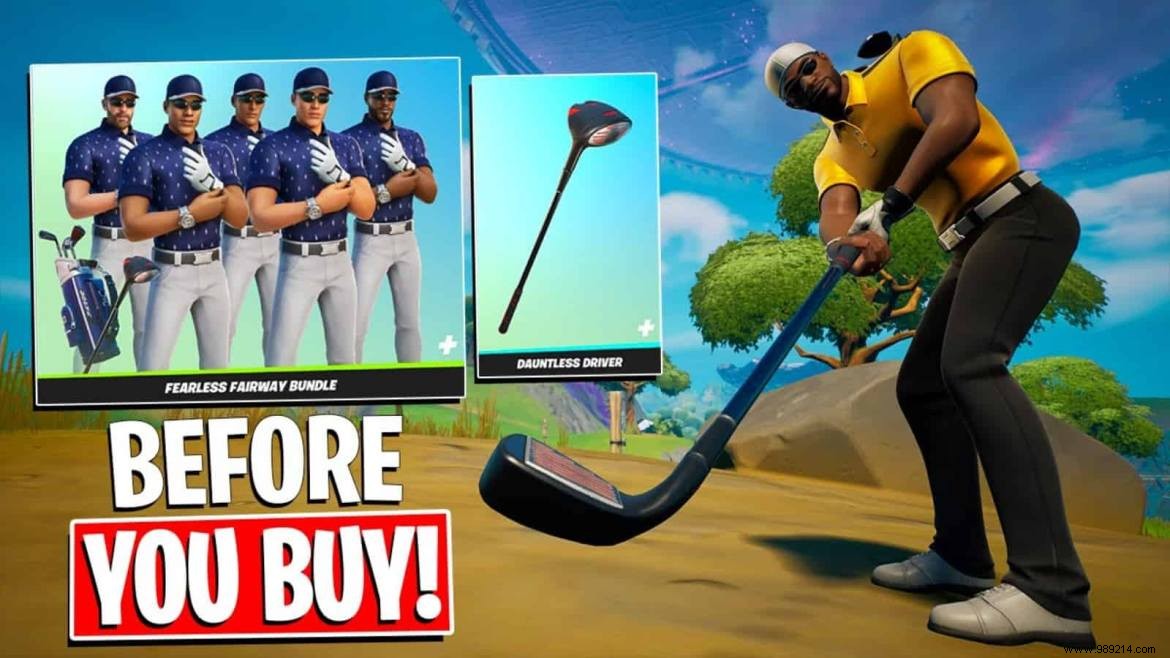 Fortnite Fearless Fairway Bundle: Full Price, Contents, and Item Shop Details