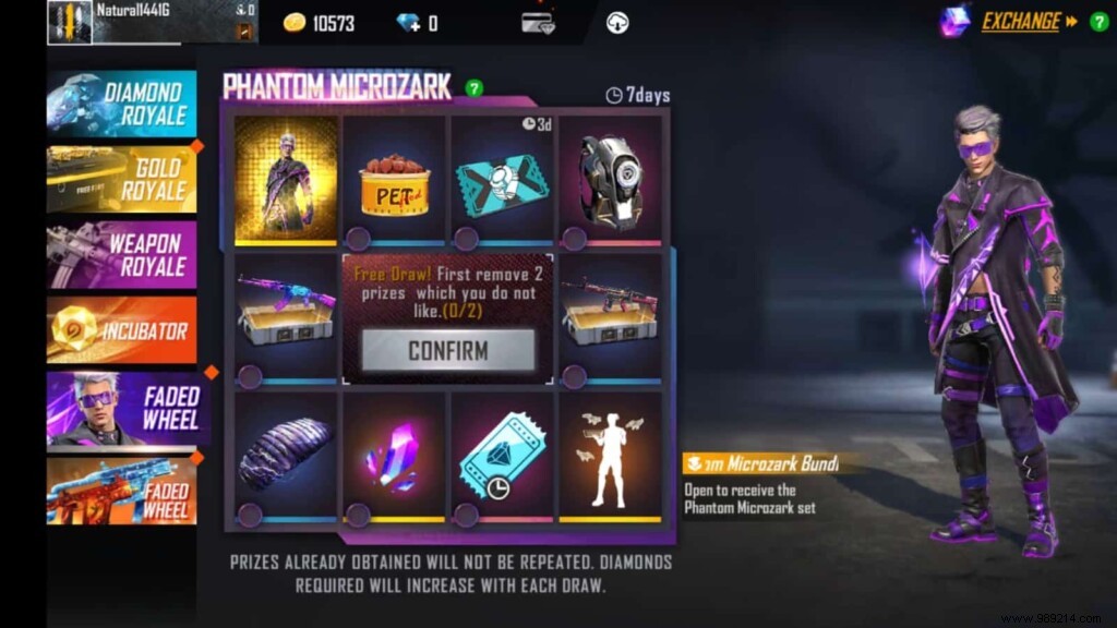 Free Fire Faded Wheel: How to Claim the Exclusive Phantom Microzrak Pack