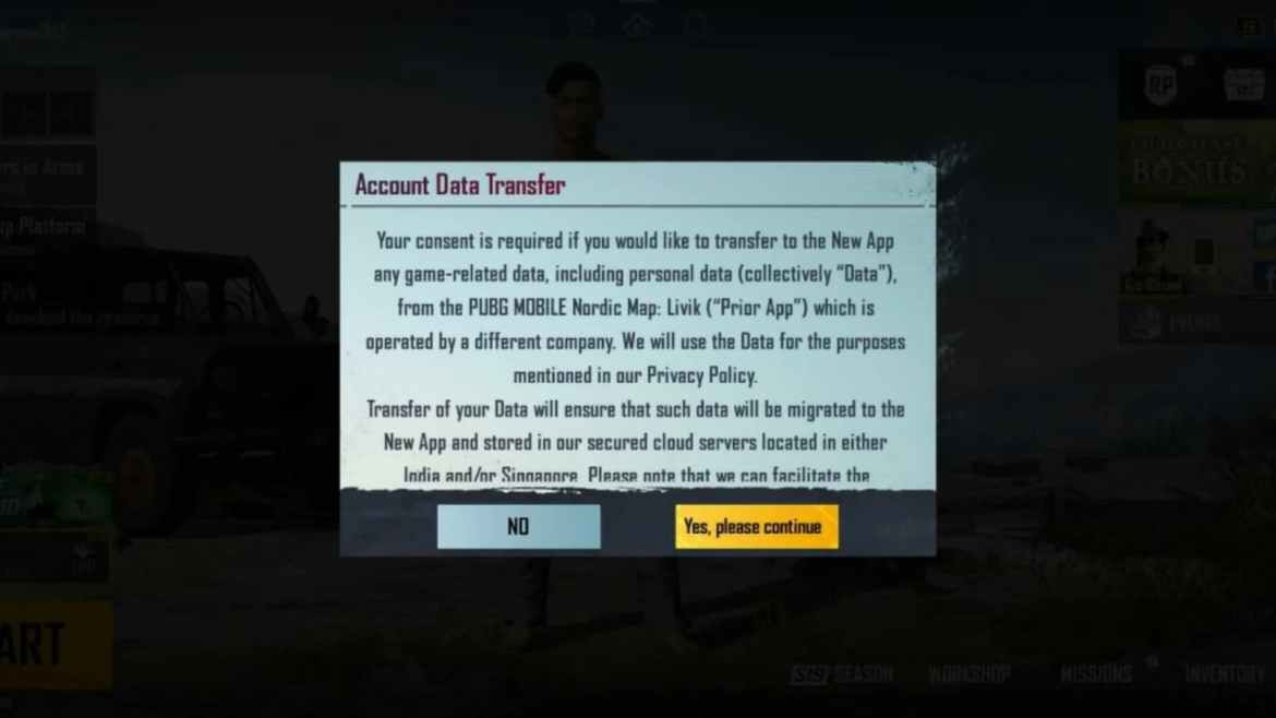 BGMI Data Transfer Confirmed: Migrate PUBG Mobile Progress Until December 31