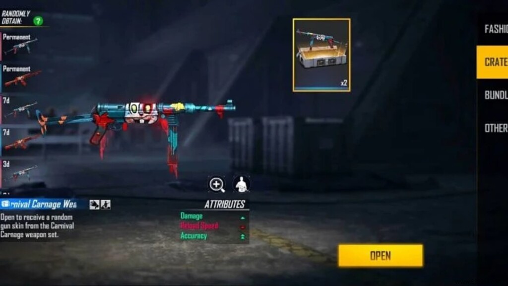 Free Fire Redemption Code: Unlock 2X Carnage Loot Crate (Singapore Server)