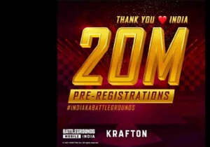 Battlegrounds Mobile India Surpasses 20 Million Pre-Registrations on Google Play Store