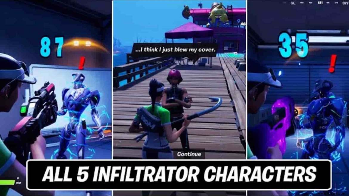 Fortnite Infiltrator Guide: All Locations, How to Identify Impostors, and Complete the Challenge