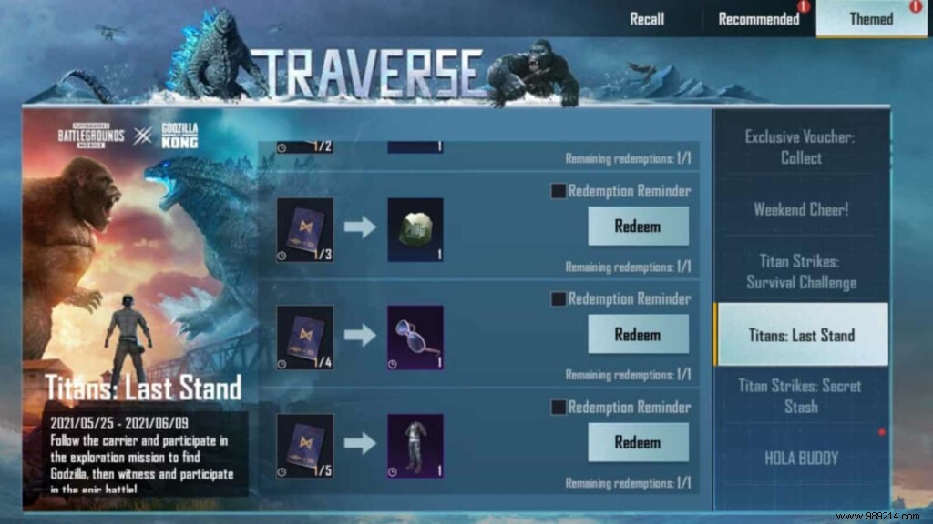 PUBG Mobile May 2021 Redemption Codes: Godzilla vs. Kong Rewards and How to Claim Them