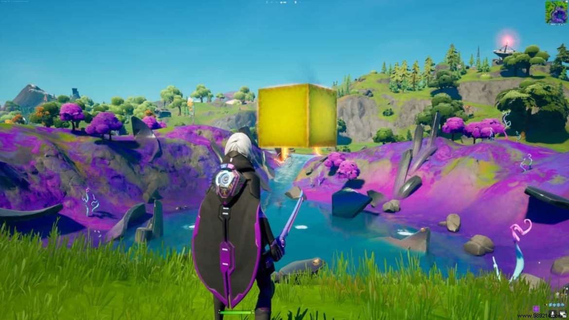 Fortnite Season 8: Golden Cube Transforms into Central Elevator at Map s Heart