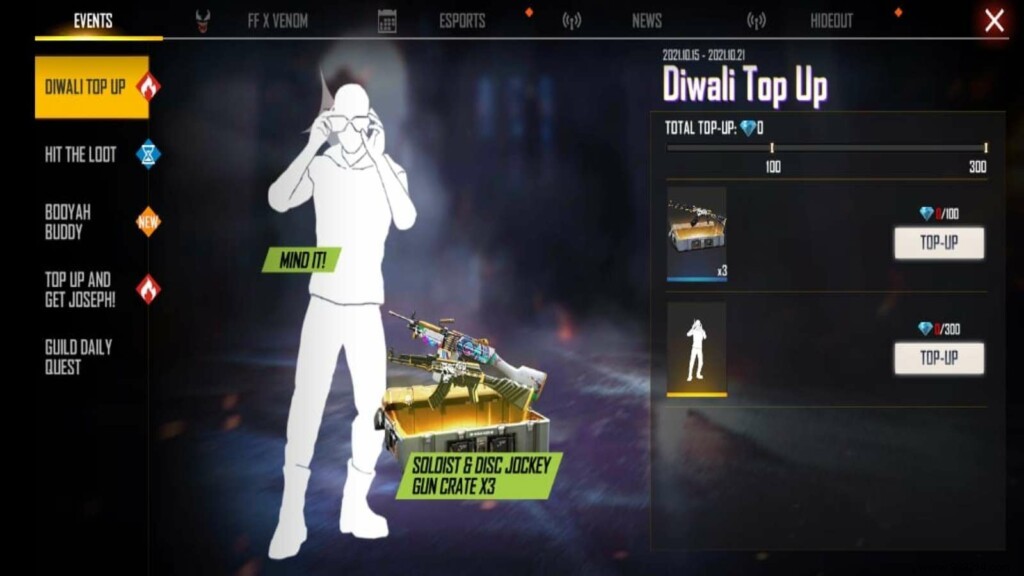 How to Claim the Mind It Emote for Free in Free Fire s Diwali Top-Up Event