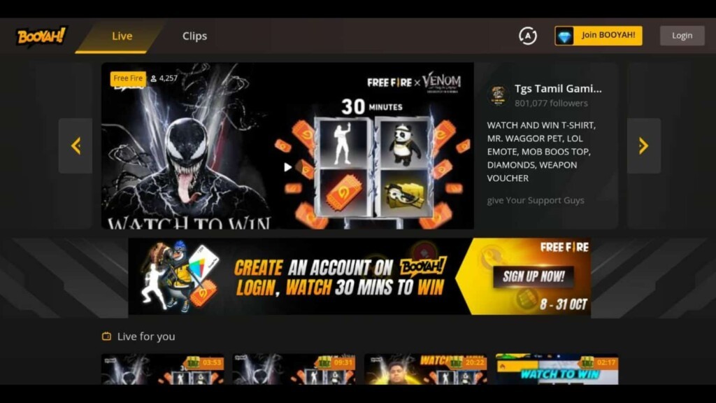 Free Fire x Venom Watch to Win Event: Unlock Free Emotes, Pets, and Vouchers