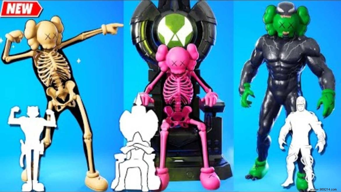Fortnite Kaws Skeleton Skin: How to Buy It in Chapter 2 Season 8 Item Shop