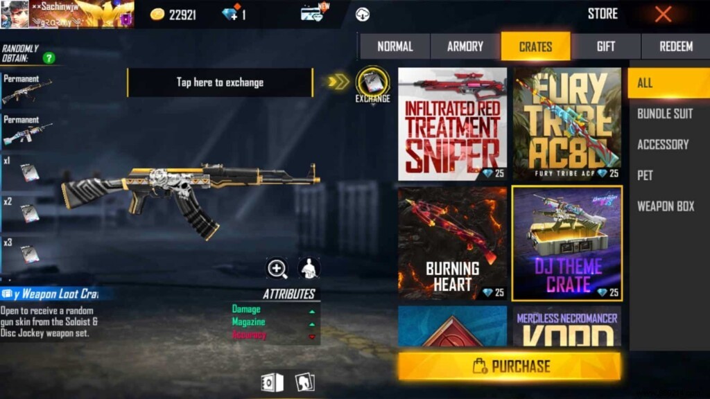 How to Get Soloist and Disc Jockey Crates in Garena Free Fire (OB29 Update)