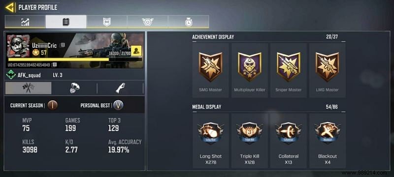 Yuzvendra Chahal s Call of Duty Mobile Stats: Player IDs, K/D Ratios, Ranks & More