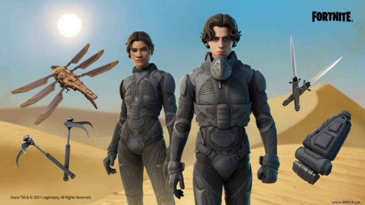 Fortnite Dune Crossover: Paul Atreides & Chani Skins, Bundles, Prices & More in Season 8