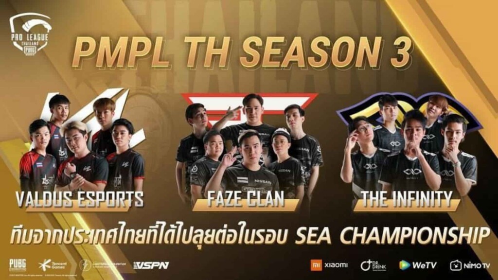 PUBG Mobile PMPL SEA Championship Season 3: Qualified Teams and Tournament Dates