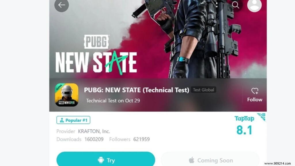 Unverified PUBG New State APK Surfaces on TapTap: Expert Warning for Gamers