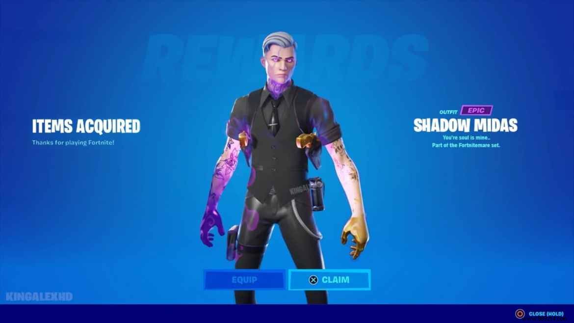 How to Get the Shadow Midas Skin in Fortnite Chapter 2 Season 8 Item Shop