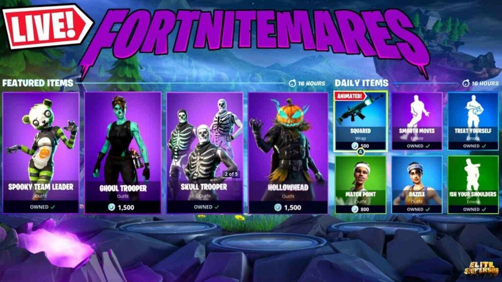 Fortnitemares 2021 Item Shop Guide: Dates, Full Skin Rotation, and Must-Have Outfits