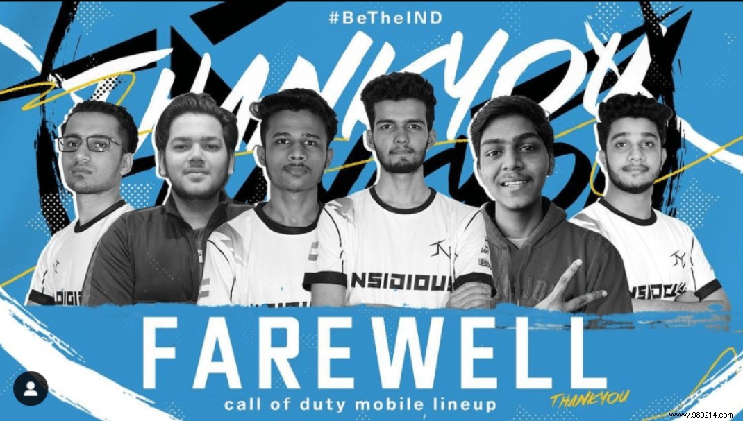 Insidious Esports Disbands COD Mobile Roster: Key Achievements and Roster Details