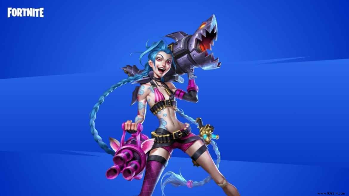 Arcane s Jinx from League of Legends Debuts in Fortnite Chapter 2 Season 8