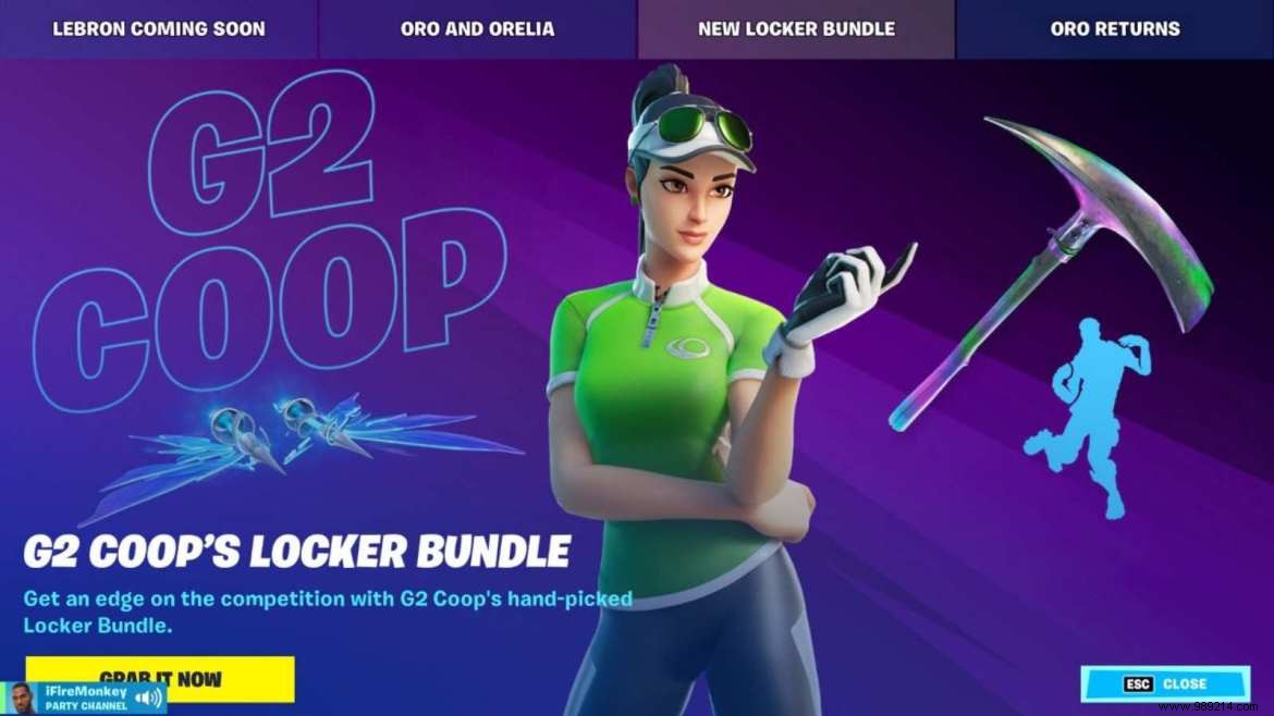 Fortnite G2 Coop Locker Bundle: How to Get It in Chapter 2 Season 7