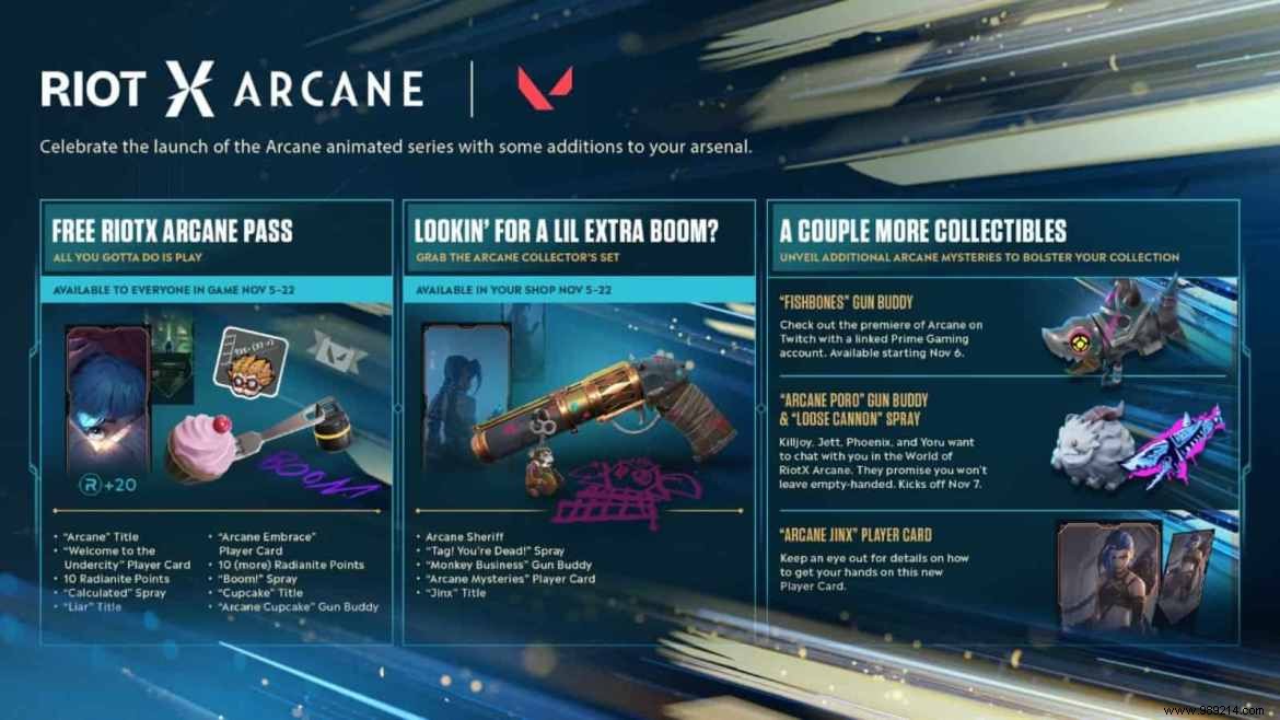 Valorant Riot X Arcane Event: Unlock Free Arcane Pass and Exclusive Rewards