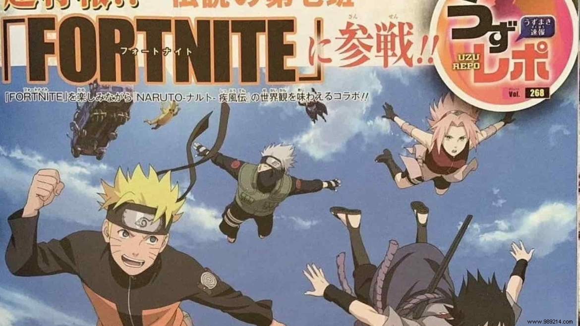 Fortnite Naruto Skin Ignites Viral Buzz in Japan with Billboards and Train Posters