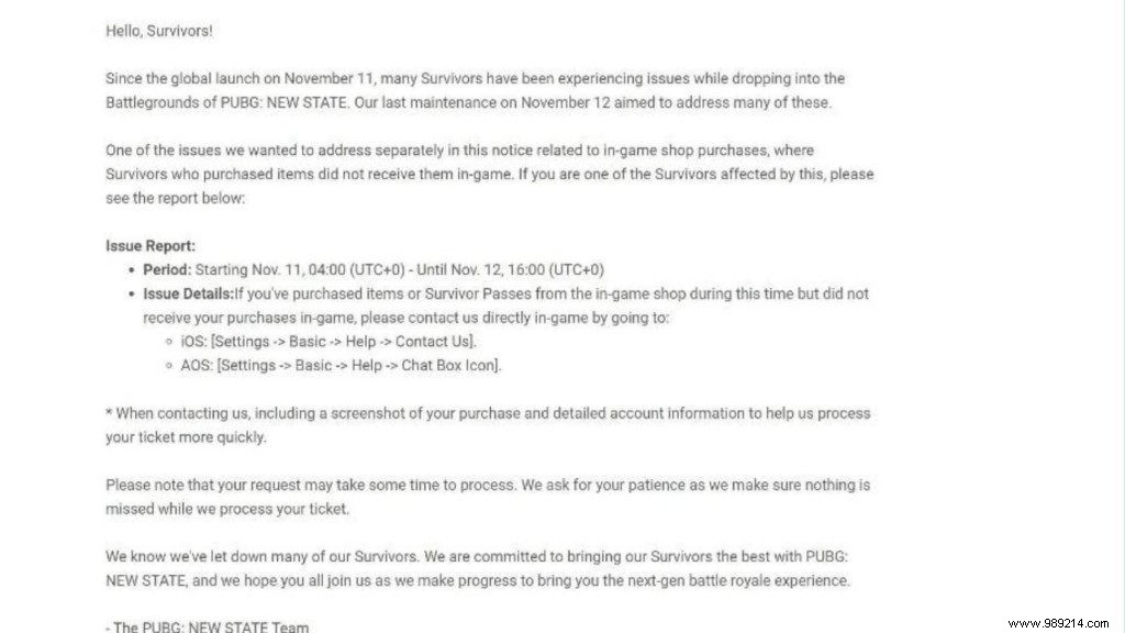 PUBG: New State Maintenance Schedule – Full Details on Downtime and Key Fixes