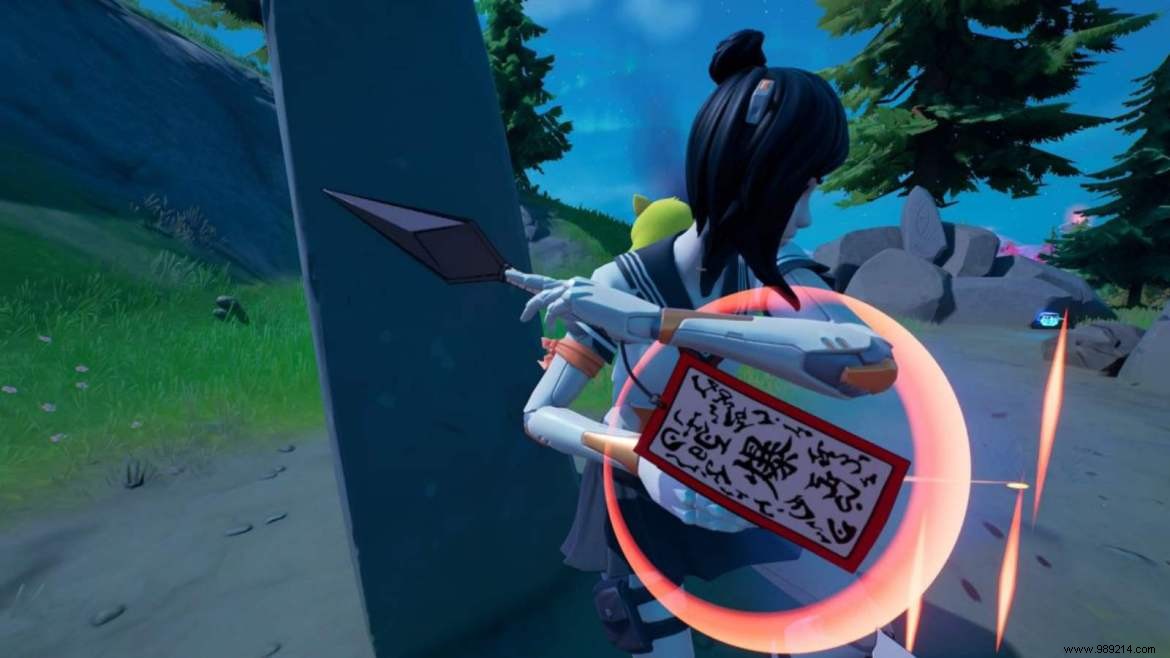 Fortnite Chapter 2 Season 8: How to Get Naruto Paper Bomb Kunai from Kakashi