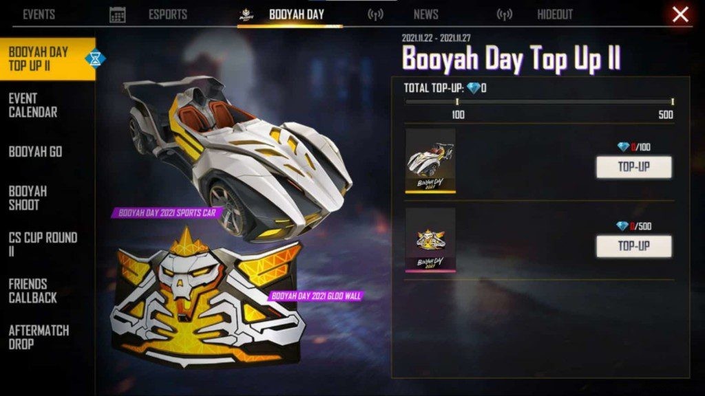 How to Claim Free Fire Booyah Day 2021 Car Skin: Complete Guide