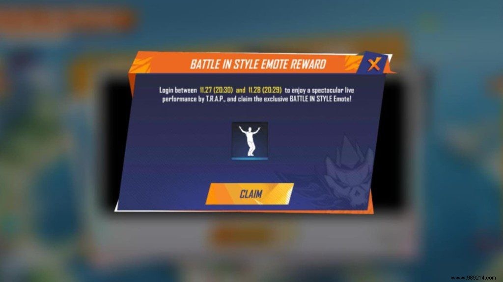 How to Claim the Battle in Style Emote for Free in Free Fire – Booyah Day 2021 Guide