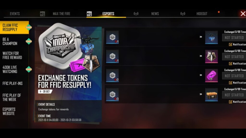 How to Claim the Crimson Parkour Bundle for Free in Free Fire: 2021 FFIC Event Guide