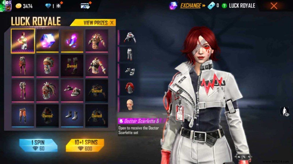 How to Unlock the Doctor Scarlette Bundle in Free Fire Diamond Royale – Expert Guide