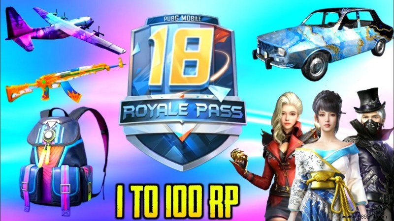 PUBG Mobile Season 18 Royal Pass Rewards: Full List from RP Level 1 to 100