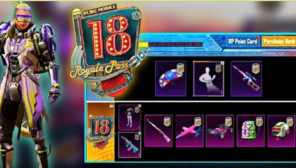 PUBG Mobile Season 18 Royal Pass Rewards: Full List from RP Level 1 to 100