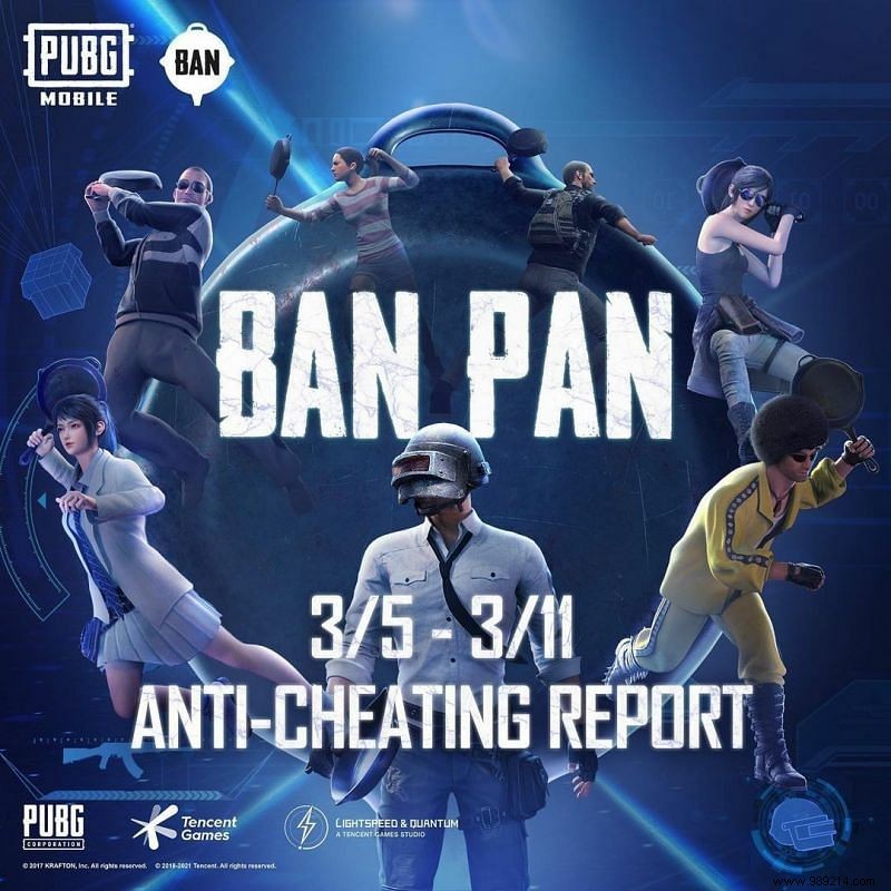 PUBG Mobile Anti-Cheat Update: 1,110,842 Accounts Banned Last Week for Cheating