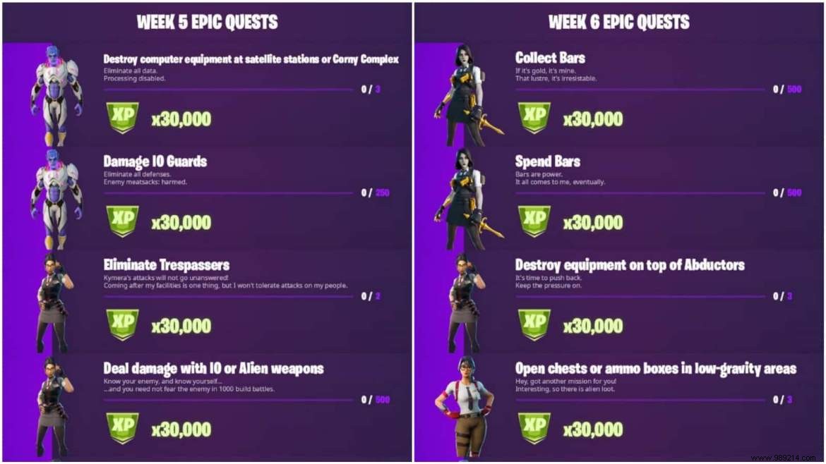 Fortnite Season 7 Epic Quests Guide: Weeks 3, 4, 5 & 6 Challenges