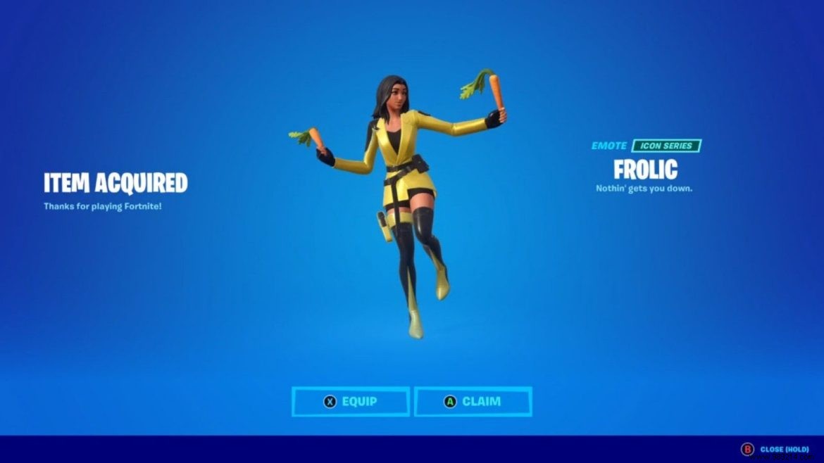 How to Get the Fortnite Frolic Emote in Chapter 3 Season 1: Full Details