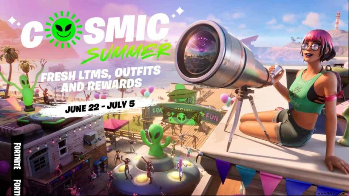 Fortnite Cosmic Summer Event: Rewards, LTMs, and Believer Beach Party Guide
