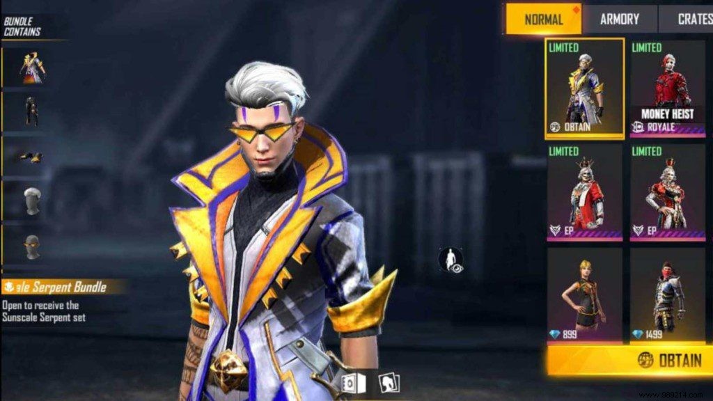 How to Claim the Sunscale Serpent Bundle in Free Fire s Freeze Over Event